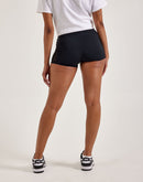 Nike Mid-Rise Mesh-Paneled Shorts