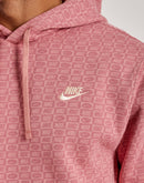 Nike Monogram Club Fleece Pullover Hoodie