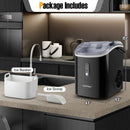 Nugget Countertop Ice Maker With Soft Chewable Pellet Ice-Black