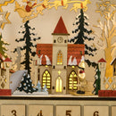 Christmas Advent Calendar, Countdown to Christmas Table Decoration with 24 Drawers