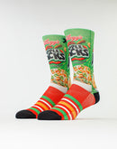 Odd Sox Apple Jacks Box Crew Socks