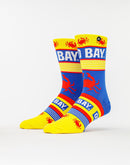 Odd Sox Old Bay Stripes & Crabs Crew Socks