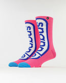 Odd Sox Snapple Raspberry Crew Socks