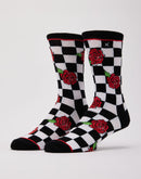 Odd Sox Red Roses Crew Socks