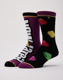Odd Sox Now & Later Split Crew Socks