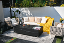 Elementi Plus - Varna Marble Porcelain Rectangular Fire Pit Table - OFP121BB