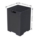 Elementi Plus - Square Marble Porcelain Tank Cover - ONB402