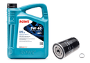 Oil Service Kit - ROWE Hightec Synt RS HC-D SAE 5W-40 - VW/Audi / 1.8T / Passat / A4