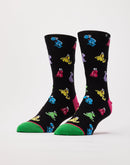 Odd Sox Nerds Monogram Crew Socks