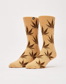 Odd Sox Sand Leaf Crew Socks