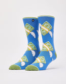 Odd Sox Flying Money Crew Socks