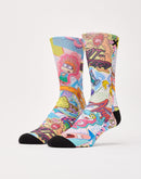 Odd Sox Nickelodeon Stickers Crew Socks
