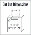 Summerset The Oven Island Flange Kit (Needed for Built-in Applications)