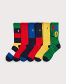 Polo Ralph Lauren Crew Socks 6-Pack