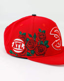 Pro Standard NBA ATLANTA HAWKS DOUBLE FRONT ROSE SNAPBACK