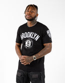 Pro Standard Nba Brooklyn Nets Stacked Logo Tee