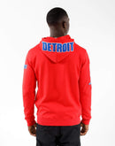 Pro Standard Nba Detroit Pistons Logo Full-Zip Hoodie