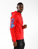 Pro Standard Nba Detroit Pistons Logo Full-Zip Hoodie