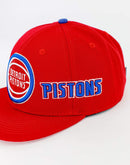 Pro Standard Nba Detroit Pistons Double Front Rose Snapback