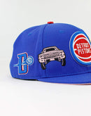 Pro Standard Nba Detroit Pistons Double Front Snapback