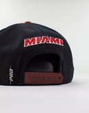 Pro Standard NBA MIAMI HEAT DOUBLE FRONT LOGO SNAPBACK