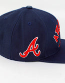 Pro Standard MLB ATLANTA BRAVES STACKED LOGO SNAPBACK