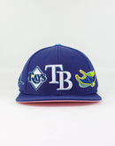 Pro Standard MLB TAMPA BAY RAYS STACKED LOGO SNAPBACK