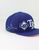 Pro Standard MLB TAMPA BAY RAYS STACKED LOGO SNAPBACK