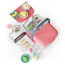 Contixo Kids Kitchen & Picnic Playset, Toddler Toys, Ages 3+, Interactive Grill, Sink & Oven, Mini Kitchen W/ Music & Lights, Color-Changing Foods, Boys & Girls