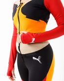 Puma June Ambrose Zip Long-Sleeve Crop Top