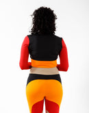 Puma June Ambrose Zip Long-Sleeve Crop Top