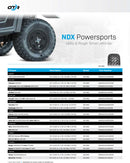 NDX 26X12.00 Air-Less Tire Grass Master ASM 4ON4 -1 BLK Fits Bobcat Predator-Pro & JD ZTrak