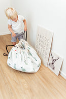 Trainmap/Bears Toy Storage Bag