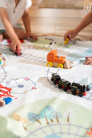 Trainmap/Bears Toy Storage Bag