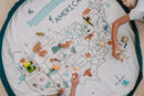 US Map Toy Storage Bag