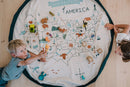 US Map Toy Storage Bag