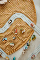 Organic Grid Mustard Storage Bag