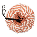 Stripes Brown Toy Storage Bag