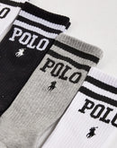 Polo Ralph Lauren Ribbed Sport Crew Socks 6-Pack