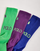 Polo Ralph Lauren Double Logo Crew Socks 6-Pack