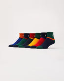 Polo Ralph Lauren Colorblocked Quarter-Crew Socks 6-Pack