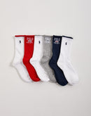 Polo Ralph Lauren Youth Crew Socks 6-Pack