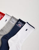 Polo Ralph Lauren Youth Crew Socks 6-Pack