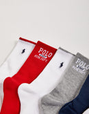 Polo Ralph Lauren Youth Crew Socks 6-Pack