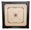 TABAKH Finest 20mm Carrom Board with Coins, Striker & Powder by Precise