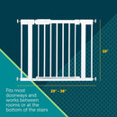 Pressure-Check Gate with SecureTech - White