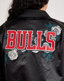 Pro Standard Chicago Bulls Rose Satin Varsity Jacket