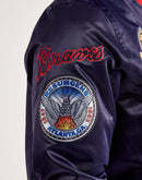 Pro Standard Atlanta Braves Satin Varsity Jacket