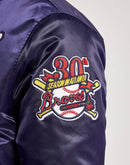 Pro Standard Atlanta Braves Satin Varsity Jacket