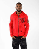Pro Standard Nba Chicago Bulls Logo Full-Zip Hoodie